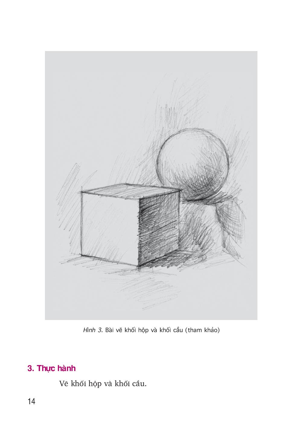 SGK Mĩ Thuật 5  Bài 4 Vẽ theo mẫu  Khối hộp và khối cầu